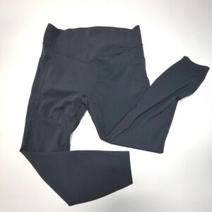 Halara Navy Blue High Waisted Flared Leggings XL 7/8 Stretch Yoga Pants